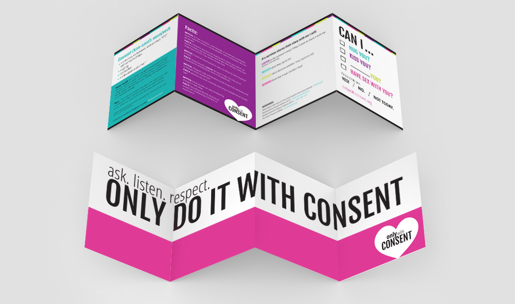 San Diego Marketing Pamphlet Design - Only With Consent
